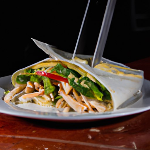 Wrap de Frango com Abacate: O Lanche da Noite Perfeito para uma Refeição Leve e Saborosa!