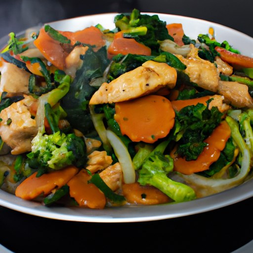 Stir Fry de Legumes com Frango: O Jantar Perfeito para uma Noite Leve e Saborosa!